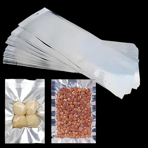 Вакуумный пакет 200*300мм 65мкм серебряный/прозрачный PET/PE (100/2000шт.)